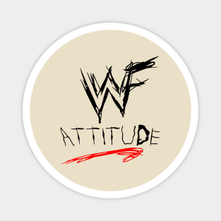 WWF  Attitude Eras Magnet